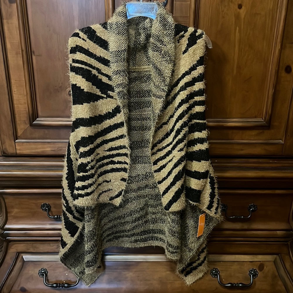 Zebra Print Women's Sweater